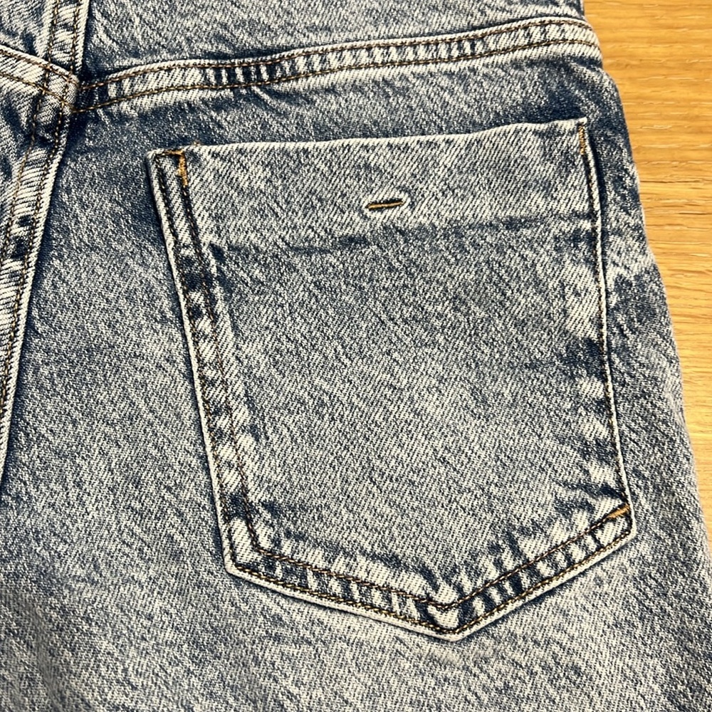 Zara Shorts Jeans Denim Blue Distressed Women Shorts jeans size 2 NEW - Picture 7 of 15